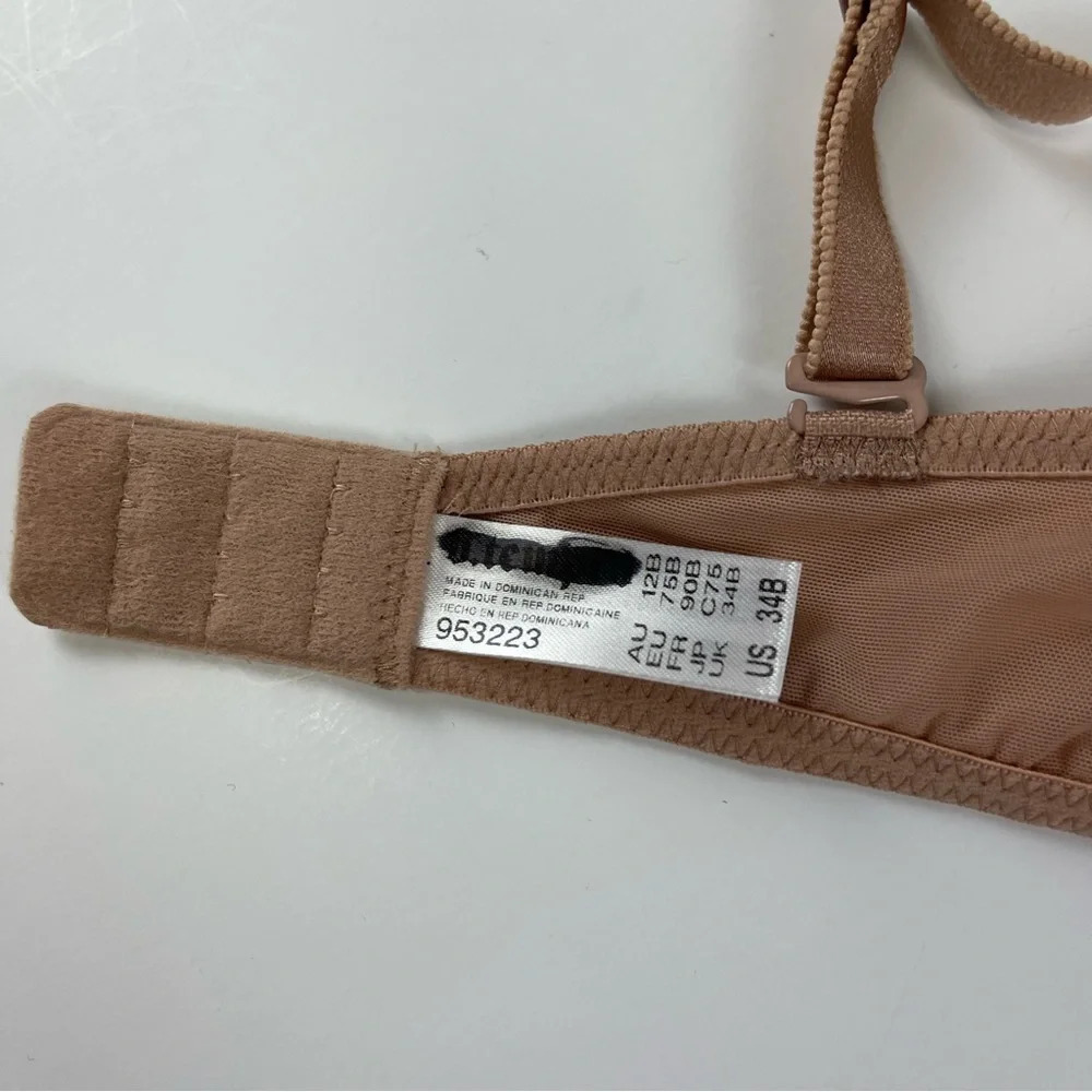 B.Tempt’d Bra Womens 34B Beige Adjustable Straps - Picture 3 of 7